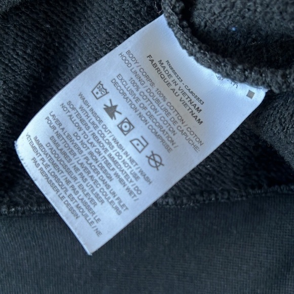 Jordan Flight Fleece Pullover Thick Oversized Hoodie Sweatshirt Womens Black - Picture 9 of 11